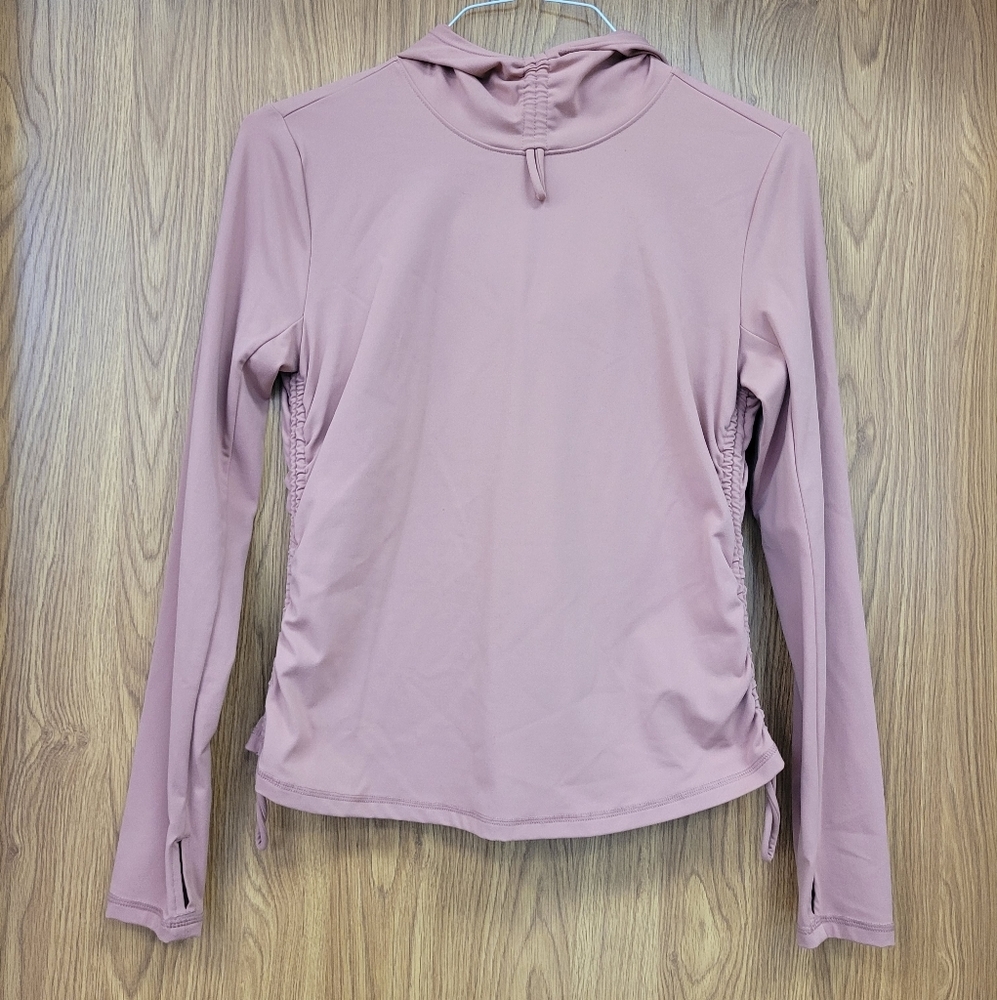 Elegant Mauve Long Sleeve Women's Hoodie